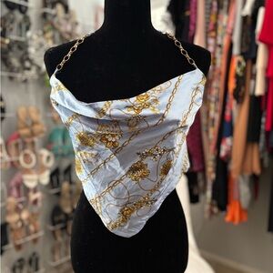 J for Justify Chain Print Scarf Top